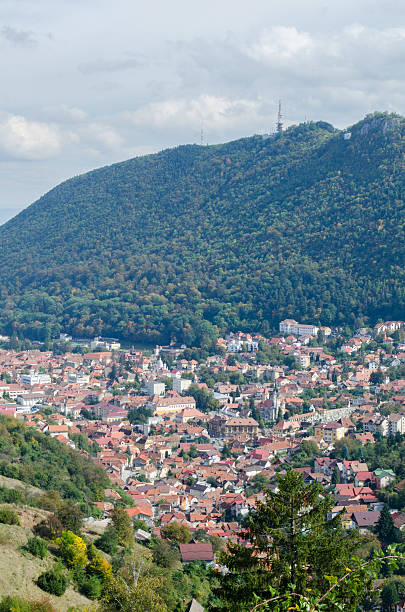 istock Brasov from above, Romania 619055966