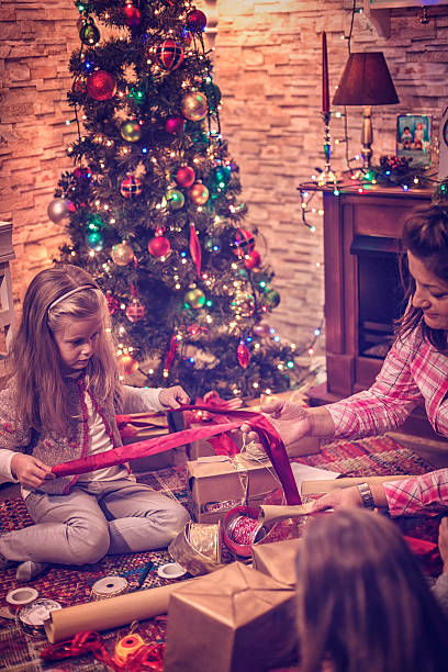 istock Wrapping and Decorating Christmas Presents 619056966