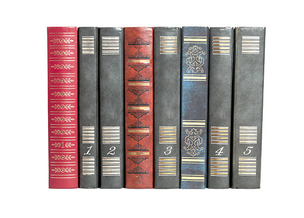 istock vintage books in a row 619057120