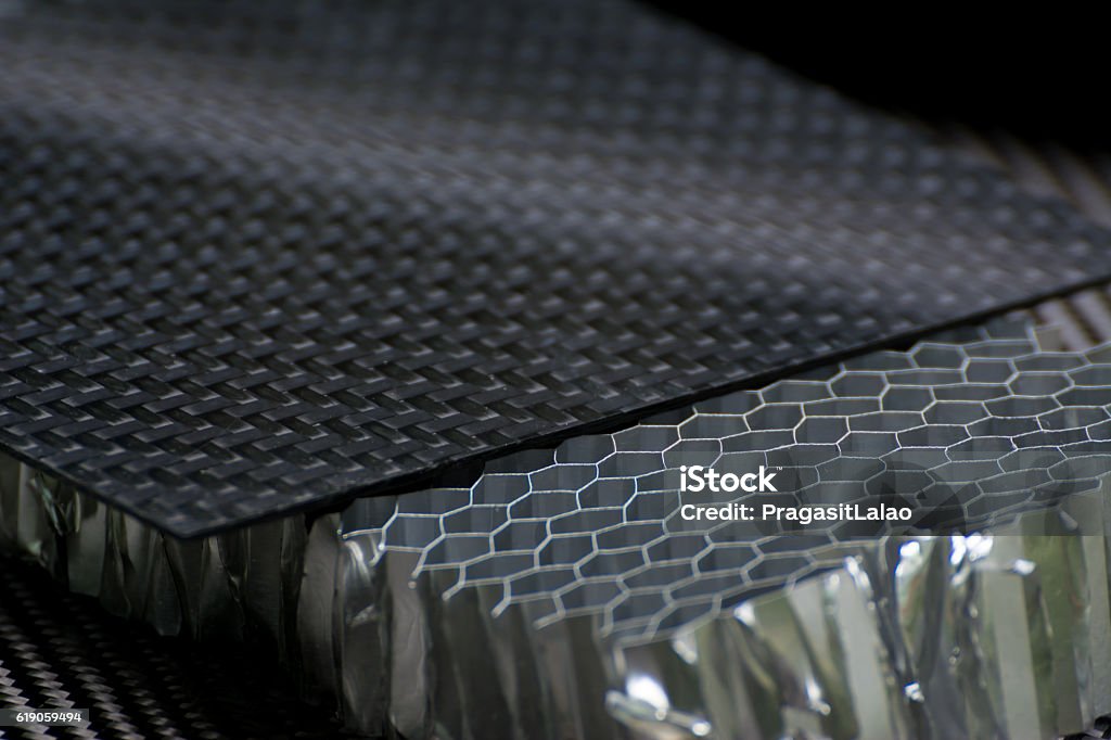 Carbonfaser Verbundwerkstoff Hintergrund - Lizenzfrei Composite-Technik Stock-Foto