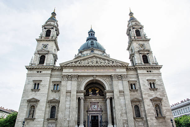 istock Frontage of Saint Stephen's basilica, Budapest, Hungary 619061686