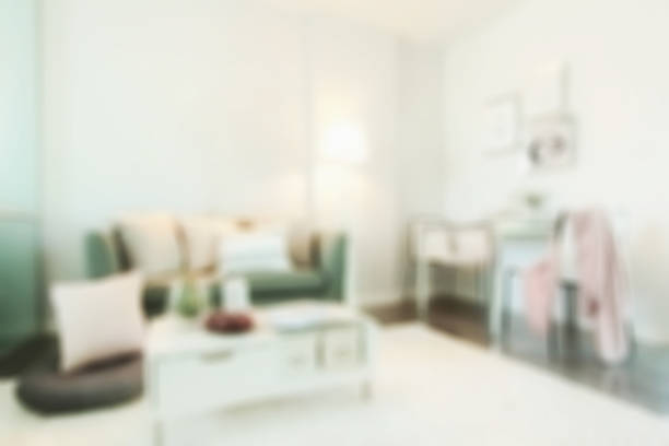 istock Defocus background living room in modern interior style 619062690