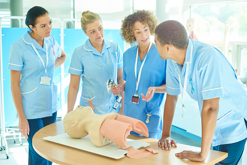 Health Trainees Medical Student Training Stock Photo - Download Image Now - Education ...