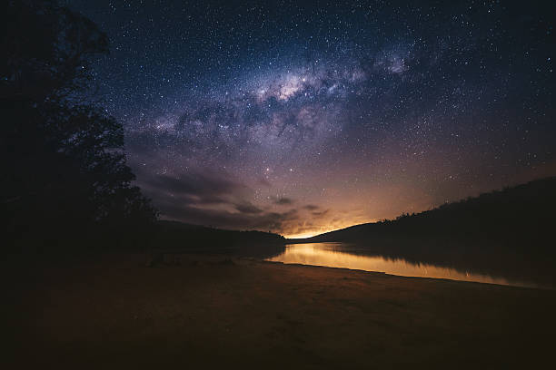 istock Milky way above a lake 619065132