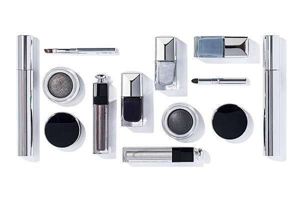 charakteryzacja produktów - make up brush make up fashion equipment zdjęcia i obrazy z banku zdjęć
