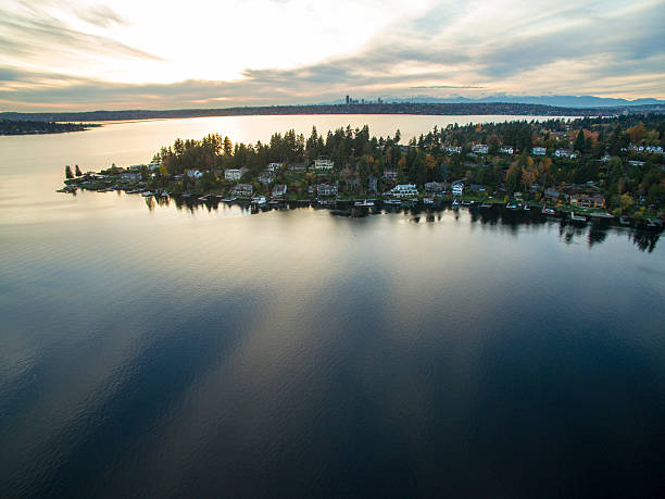 Medina Washington Aerial View