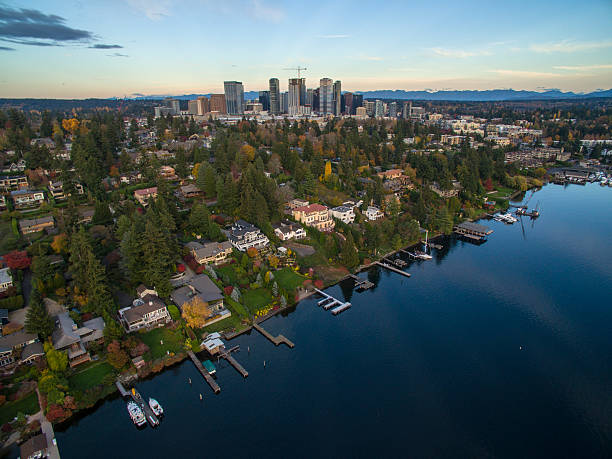 istock Bellevue Washington City Landscape Skyscrapers 619070168