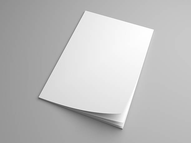 istock Cover magazine 3D illustration mockup with opening pages. 619070770