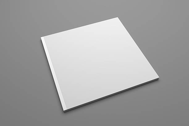 istock Blank 3D illustration square brochure cover mockup 619071080