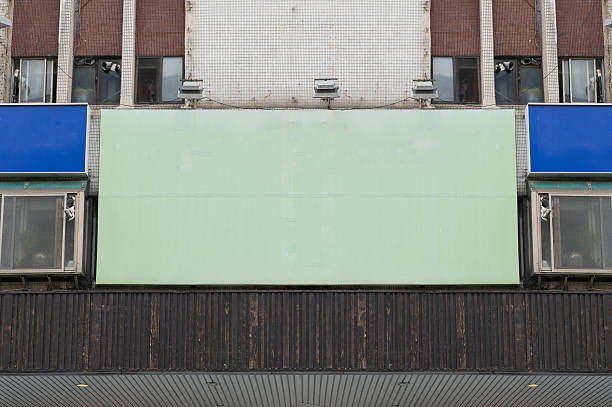 istock Large blank billboard on a street wall 619074966