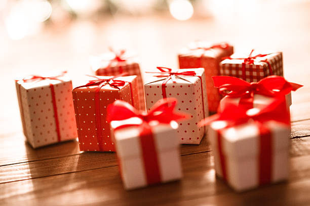 istock bunch of christmas gift 619077570
