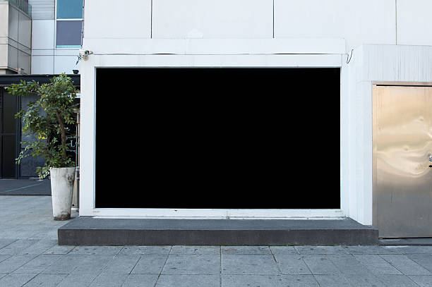 istock Large blank billboard on a street wall 619079350