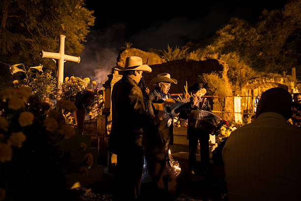 Oaxaca, Mexico - November 1, 2014: During Day of the Dead celebrations (\