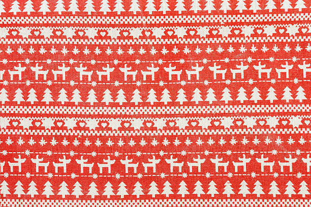 istock textile Christmas background with Scandinavian design 619091298