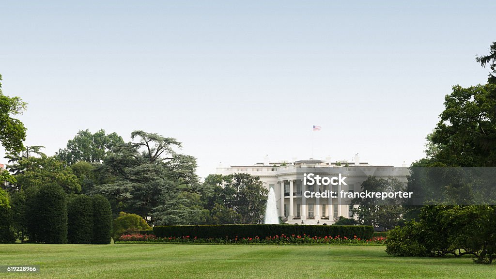 white house in washington dc White House - Washington DC Stock Photo
