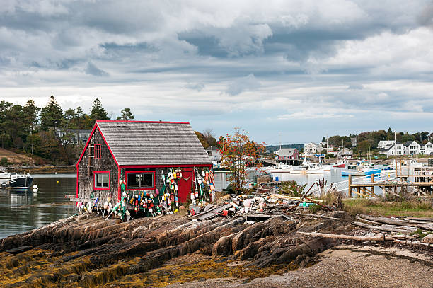 Mackerel Cove, Bailey Island, Maine stock photo