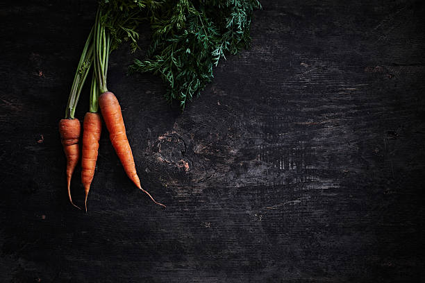 Bunch of baby carrots
