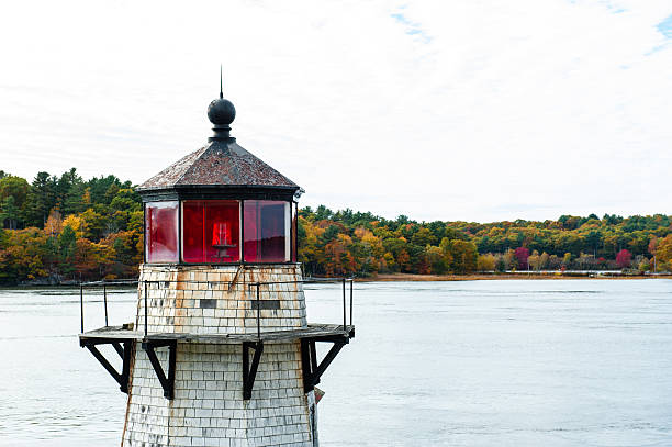 istock Squirrel Point Lighthouse on the Kennebec River, Arrowsic, Maine 619231174
