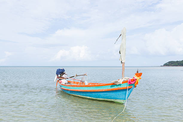 istock Small fishing boat 619232722