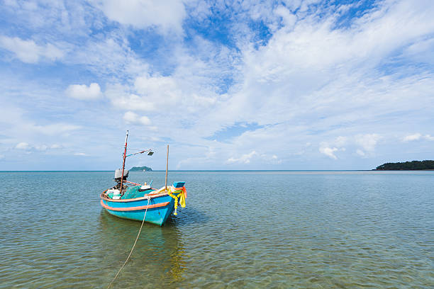 istock Small fishing boat 619233166