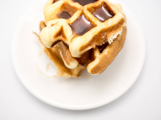 istock Homemade pancake on white background. 619238790