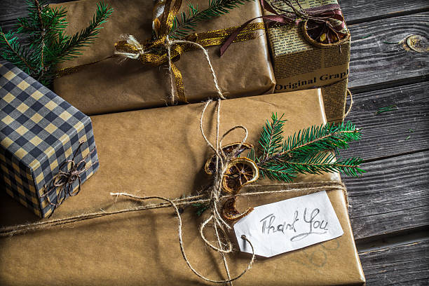 istock beautifully packaged gift that says thank you 619243030