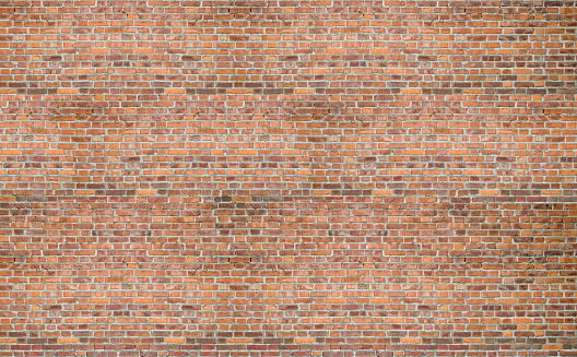 Red  brick vintage old wall texture background