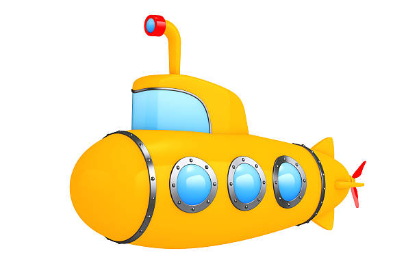 istock Toy Cartoon Styled Submarine. 3d Rendering 619248000