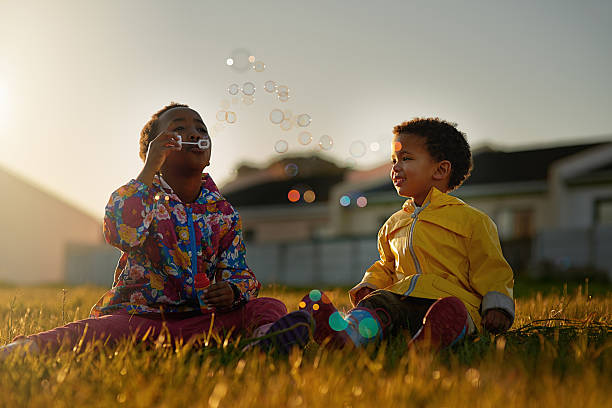 istock Enjoying a bit of bubble fun together 619249550