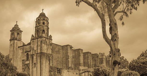 istock Cathedral in Tepoztlan. Mexico 619249782