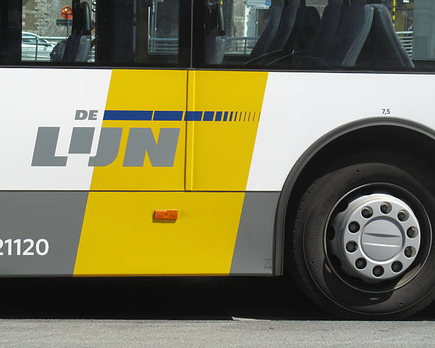 Belgian Bus stock photo