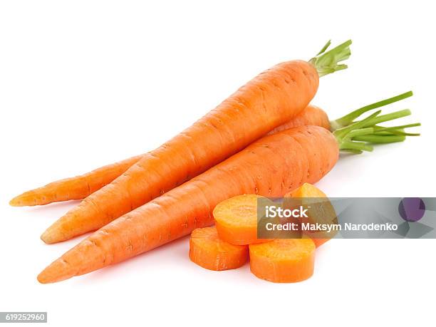 Carrot Stock Photo - Download Image Now - Carrot, Freshness, White Color