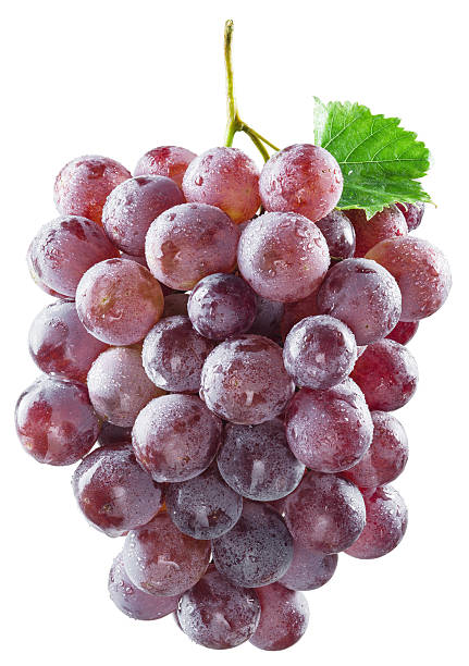 istock Bunch of red grapes. Clipping paths. 619253594