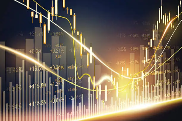 Vector illustration of Stock exchange concept