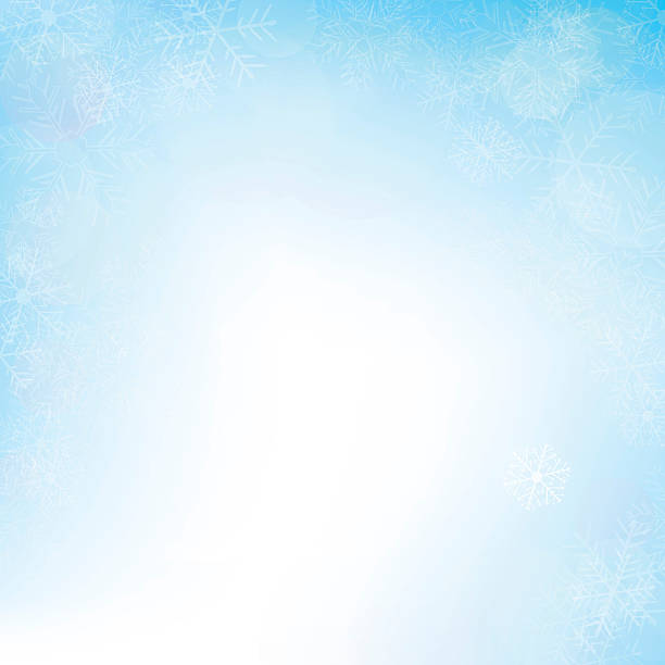 Winter bokeh background for christmas, vector vector art illustration