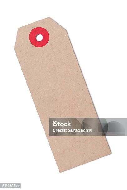 Save Tag Empty Empty Shopping Tag Template With Clipping Path Stock Photo - Download ...