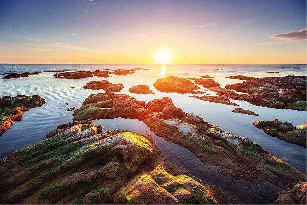 istock Fantastic view of the nature reserve Monte Cofano. 619262672