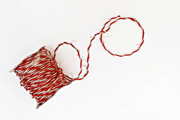 istock kraft red twine in a roll isolated 619264196