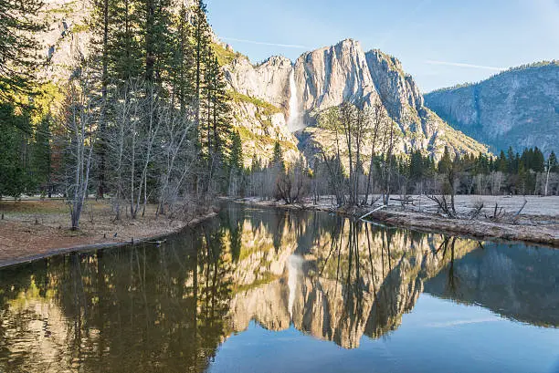 Photo of Swinging bridge area in Yosemite National park,California,usa.