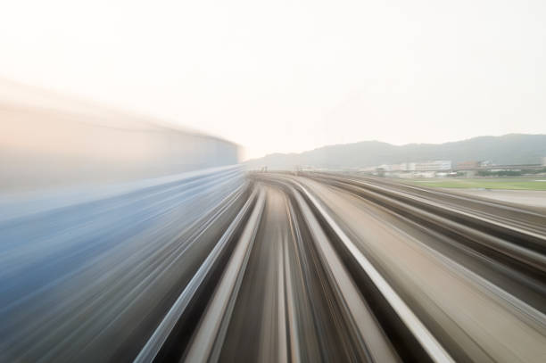 istock Speed motion in urban highway road tunnel 619265388