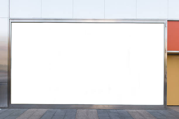 istock Large blank billboard on a street wall 619266958