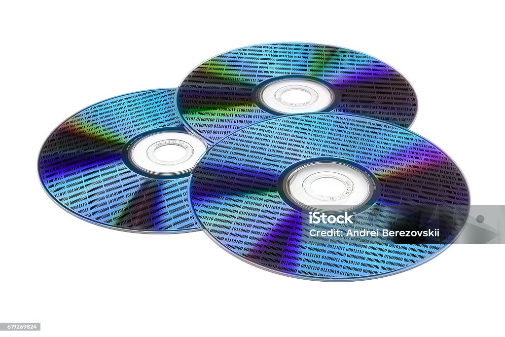 3 Inch Optical Disc Three Optical Disc With Data Stock Photo - Download Image Now ...