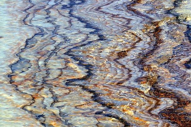 istock Salt layers at the Dead Sea shore, Jordan 619271724