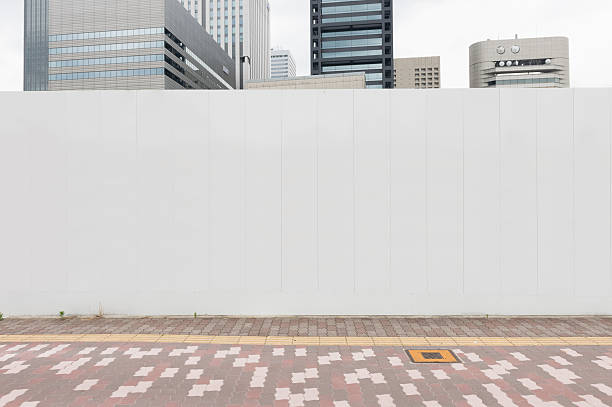 istock Large blank billboard on a street wall 619272546
