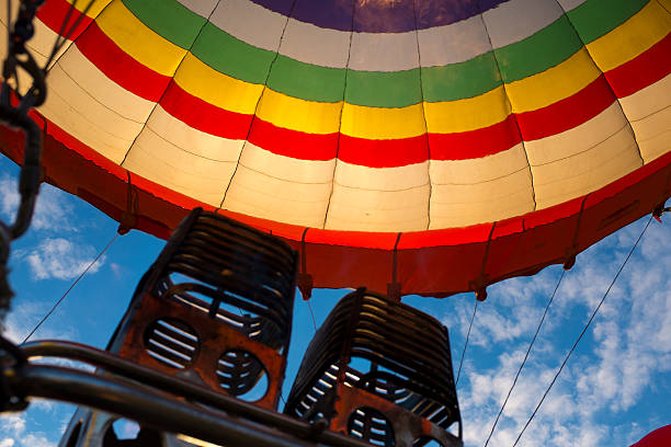 istock Filling the hot air balloon 619273296