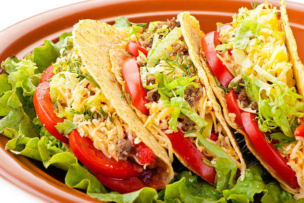 istock beef tacos with salad and tomatoes salsa 619367524