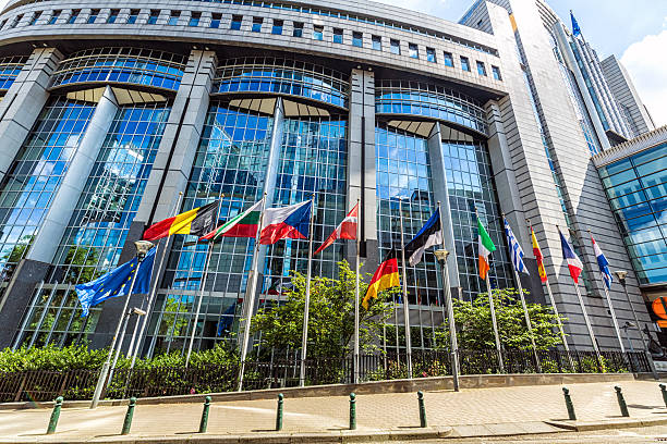 European Parliament in Brussels European Parliament in Brussels european parliament stock pictures, royalty-free photos & images