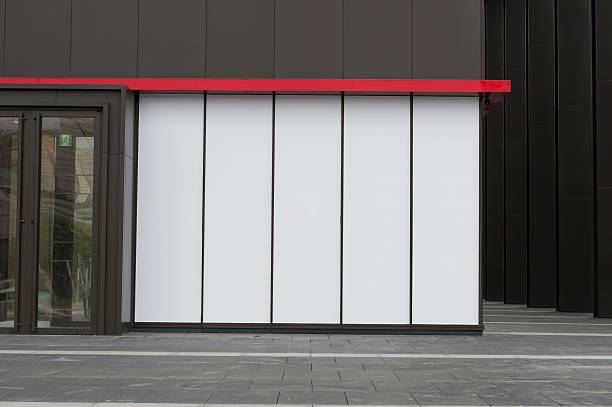 istock Large blank billboard on a street wall 619368894