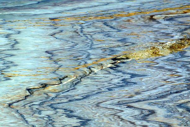 istock Salt layers at the Dead Sea shore, Jordan 619368906
