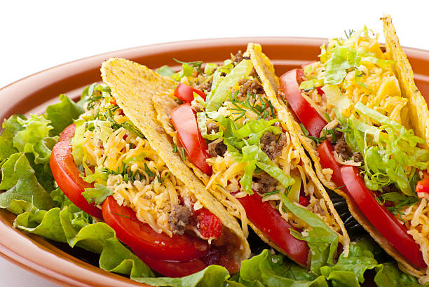 istock beef tacos with salad and tomatoes salsa 619369722